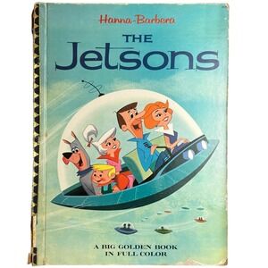 Vintage The Jetsons 1963 Big Golden Book Hardcover